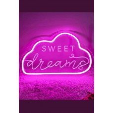 Neon Sweet Dreams Bulut Led Aydınlatma Tabela